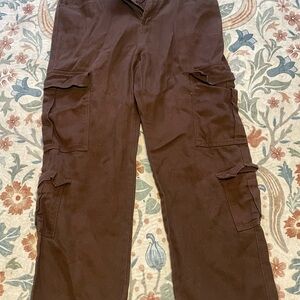 Women's Classic Brown Cargo Pants